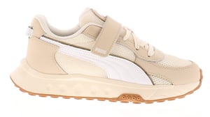 Puma Junior Jungen Sneaker Wild Rider Futurism Klettverschluss weiß