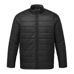 Premier Mens Recyclight Gepolsterte Jacke (Schwarz)