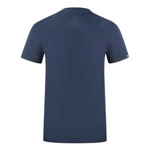 Aquascutum London Markenlogo Marineblau T-Shirt
