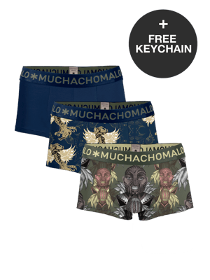 Muchachomalo Herren Boxershorts – 3 Stück – Herren Unterhosen