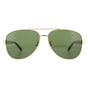 Lunettes De Soleil Gucci GG0528S 009 Vert De L'or Et De La Havane