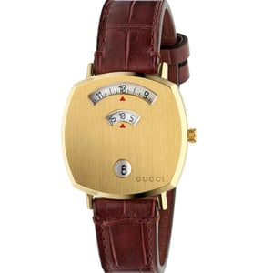 Gucci YA157405 GRIP Gold Unisex-Uhr