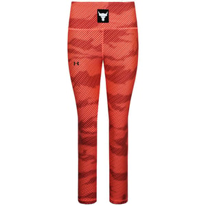 Under Armour Project Rock Damen Orange Knöchel Leggings