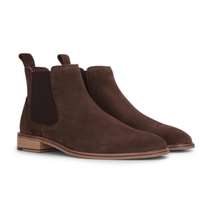 London Brogues Chelsea-Stiefeletten zum Hineinschlüpfen aus Wildleder in Braun für Herren