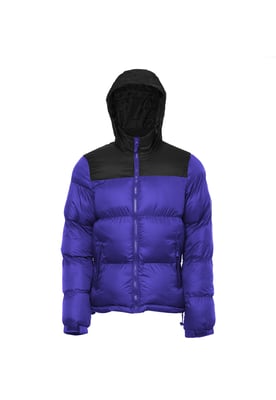 Mo Wattierte Steppjacke Herren Kobalt Schwarz