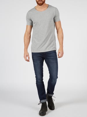 Petrol Industries - Lot de 2 t-shirts basiques à col rond Hommes - Gris