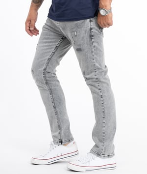 Rock Creek Jeans Straight Leg Grau