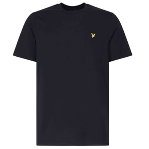 Lyle & Scott Brand Logo-T-Shirt auf der Brust in dunklem Marineblau
