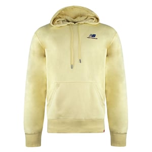 Neues Gleichgewicht Langarm gelber Herren Essentials bestickter Hoodie MT11550 PSW