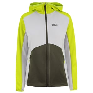 Jack Wolfskin Powerstretch Womens Grey/Green Jacke