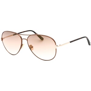 Tom Ford FT0823 Clark 48G Dunkelbraune Sonnenbrille