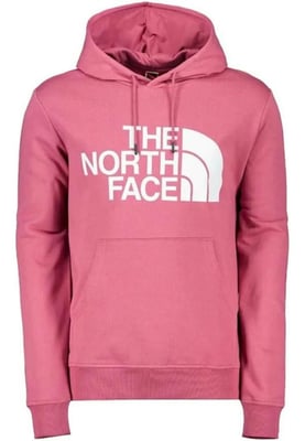 The North Face Standard Herren Hoodie in Rot Violett