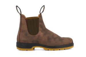 Blundstone #1944 Rustikaler Chelsea-Stiefel in Braun/Senf
