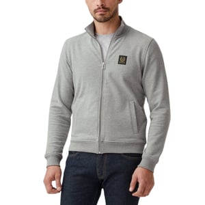 Graues Belstaff-Sweatshirt mit Reissverschluss