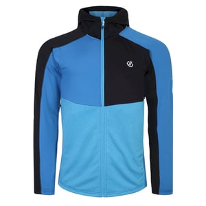 Dare 2B - "Assimilate" Midlayer mit Kapuze für Herren (Tiefseeblau/Wellenritt Blau/Grünalgen/Schwarz)