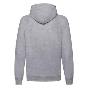 Fruit of the Loom - Sweatshirt mit Kapuze für Herren/Damen Unisex (Grau meliert)