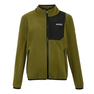 Regatta - "Frankie" Fleecejacke Durchgehender Reißverschluss für Kinder (Nephrit Grün)