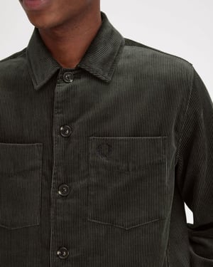 Fred Perry Herren Corduroy Überhemd