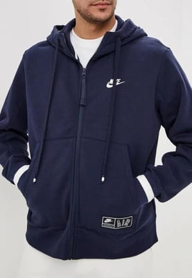 Nike Air Herren Zip durch Trainingsanzug Set voll in Marine