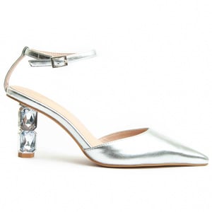 Montevita Absatzschuh Festshoe10 in Silber
