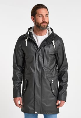 ICEBOUND Regenmantel Herren Schwarz