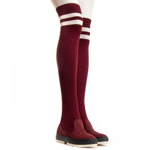 Montevita Hohe Stiefel Bottavita3 Bordeaux