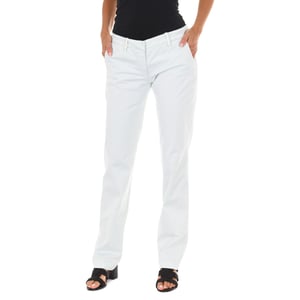 Lange Hose im chinesischen Stil mit geradem Saum 70DBF0028-R123 Frau