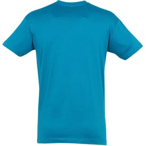 SOLS Mens Regent T-Shirt mit kurzen Ärmeln (Blue Atoll)