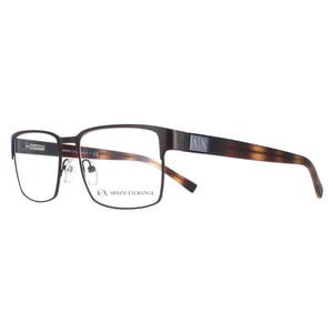 Armani Exchange Rectangle Herren Matt Braun Brille