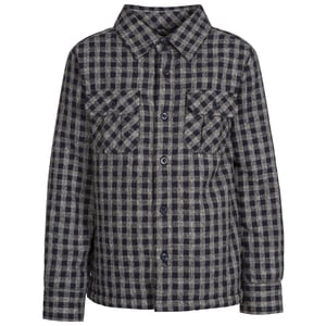 Trespass Childrens/Kids Average Long Sleeved Gingham Shirt (Navy Gingham)