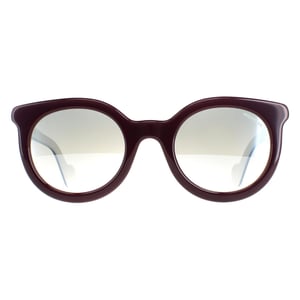 Moncler Runde Womens Bordeaux Rauch Spiegel ML0015