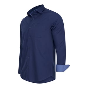 Overhemd Uni von Cappuccino Italia in der farbe Blau und in größe S.