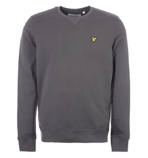 Lyle And Scott Sweatshirt mit Rundhalsausschnitt aus Bio-Baumwolle für Herren in Grau