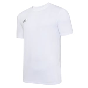 Umbro - "Club Leisure" T-Shirt für Herren (Weiß/Schwarz)