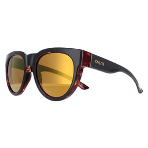 Smith Rund Unisex Grau Braun Spiegel Polarisiert Crusader