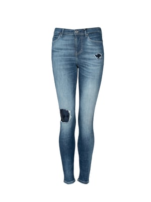 Guess Jeans Skinny Damen blau