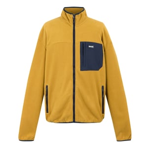 Regatta - "Frankie" Fleecejacke Durchgehender Reißverschluss für Herren (Senf /Marineblau)