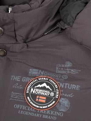 Geographical Norway Steppjacke Dunkelgrau