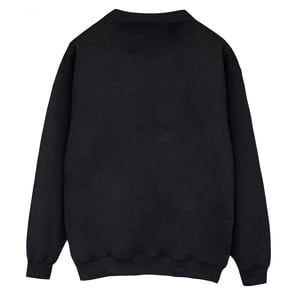 Disney Sweatshirt mit Minnie-Maus-Gesicht für Damen/Damen (Schwarz)
