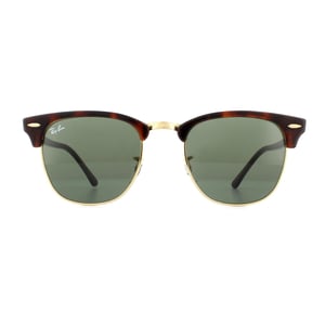 Ray-Ban Sonnenbrille Clubmaster 3016 W0366 Havanna Grün G-15 Groß 51mm