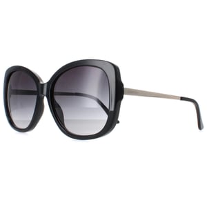 Calvin Klein CK22548S 001 glÃ¤nzend schwarz gold grau Verlauf Sonnenbrille