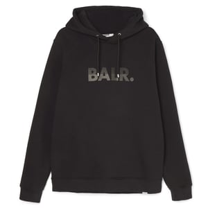 Olaf Straight Hoodie von BALR. in der farbe Schwarz und in größe XXL.