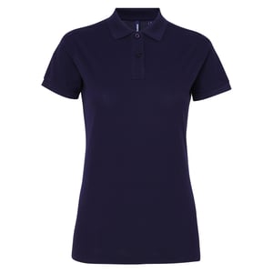 Asquith & Fox - Polo-Shirt mit kurzen Ärmeln - Damen (Marineblau)