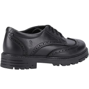 Hush Puppies - Mädchen Schul-Uniform-Schuhe "Maxine", Leder (Schwarz)