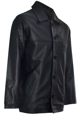 Klassische Boxjacke aus Rindsleder