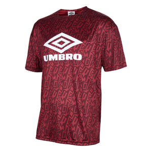 Umbro-Graffiti-Herren Burgunderte T-Shirt