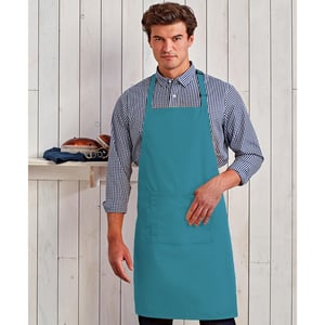 Premier Damen/Frauen Farben Bip Schürze mit Tasche (Teal)