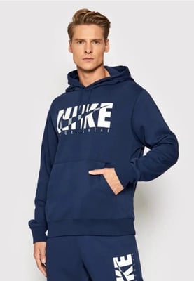 Nike Herren Sportswear Fleece-Kapuzenpullover in Marine