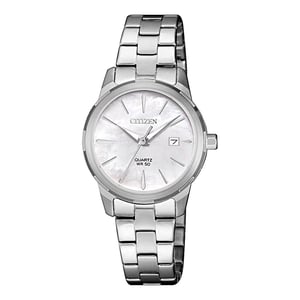 Citizen Damen-Silberarmbanduhr EU6070-51D