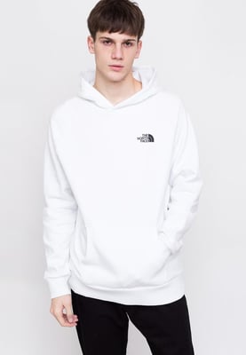 The North Face Mens Reglan Red Box Hoodie in weiß
